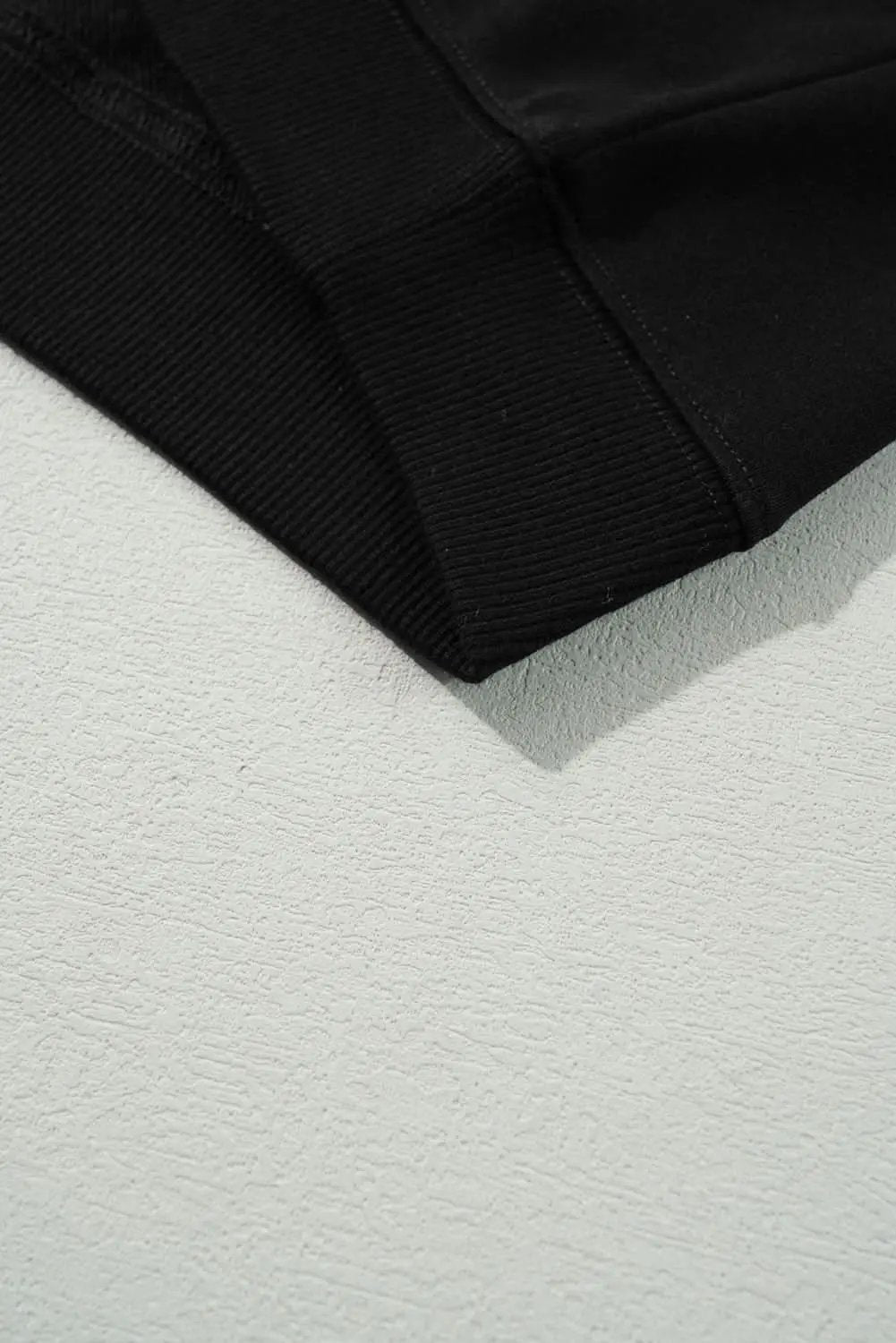 Black Rainbow Colorblock Striped Pullover Sweatshirt - Love Salve